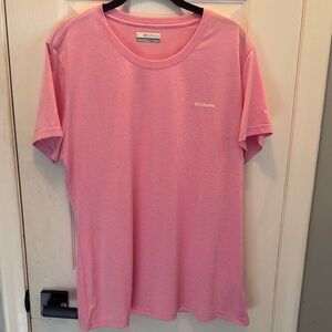 Columbia Soft Pink Crew Neck Tee